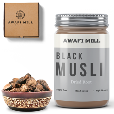 Awafi Mill Black Musli Kali Musli Curculigo Orchioides 100gm